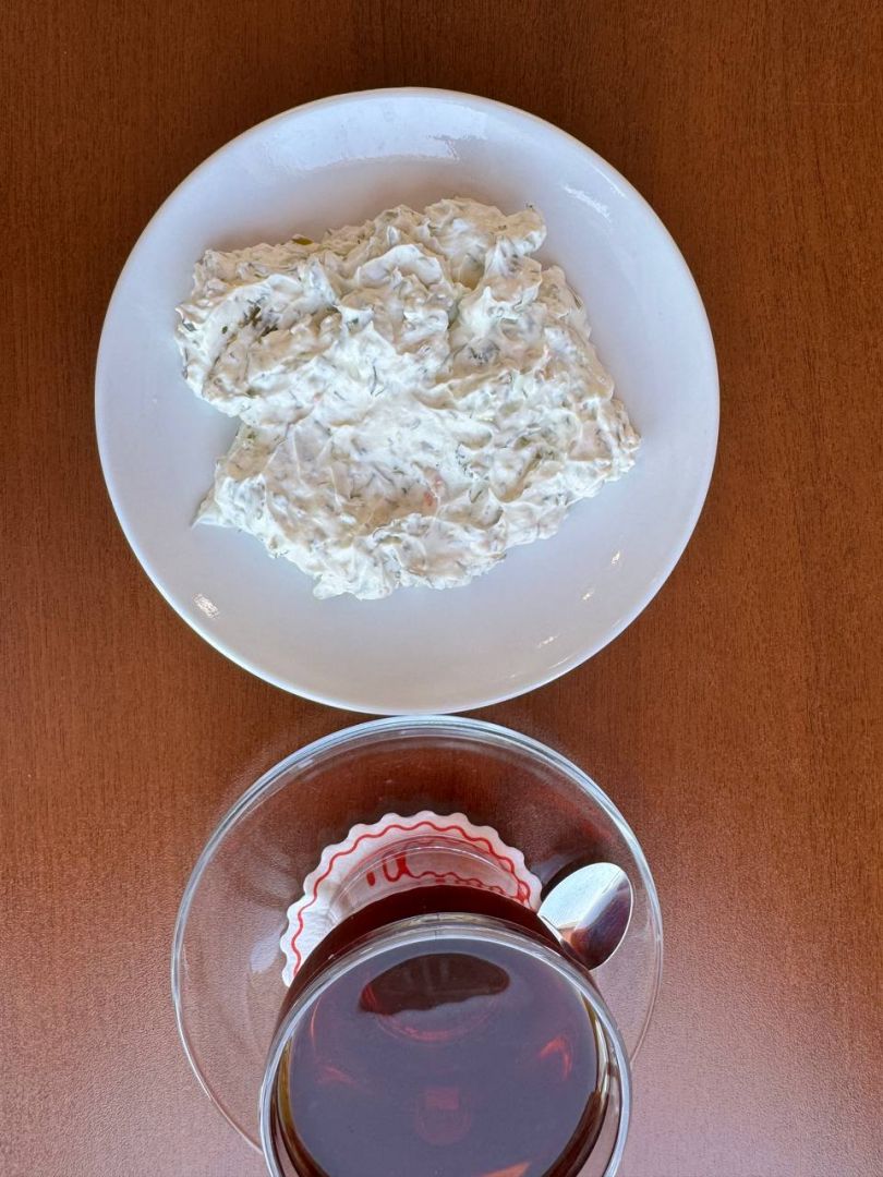 Sade Cacık+ Çay