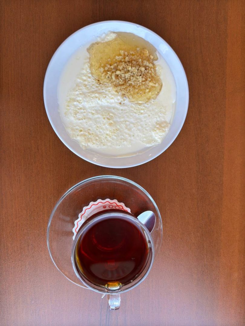 Kaymak Bal Cevizli+Çay